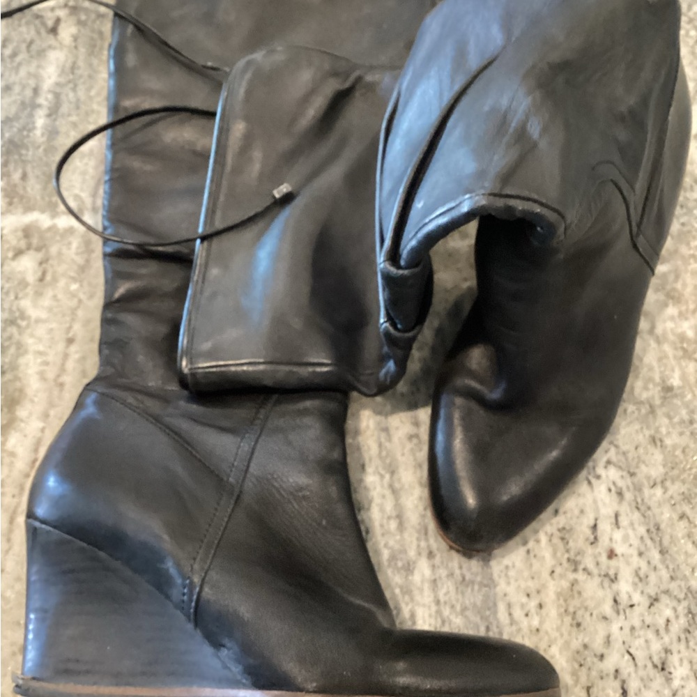 Franco Sarto size 9 wide calf boots